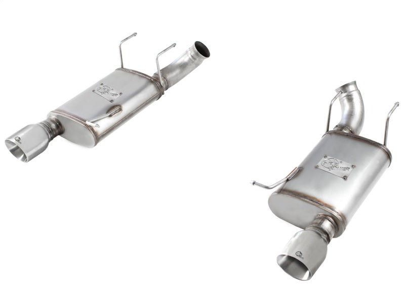 aFe MACHForce XP Exhaust 11-14 Ford Mustang GT V8-5.0L 3in. SS Axle-Back w/Polished Tips aFe MACHForce XP Exhaust 11-14 Ford Mustang GT V8-5.0L 3in. SS Axle-Back w/Polished Tips