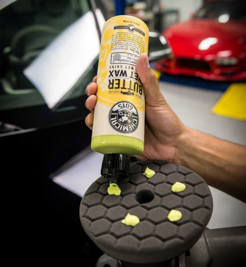 Chemical Guys Hex-Logic Quantum Finishing Pad - Black - 6.5in Chemical Guys Hex-Logic Quantum Finishing Pad - Black - 6.5in