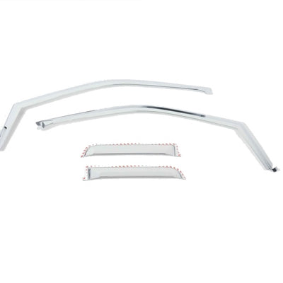 Putco 17-20 Ford SuperDuty - SuperCab (Set of 4) Element Chrome Window Visors
