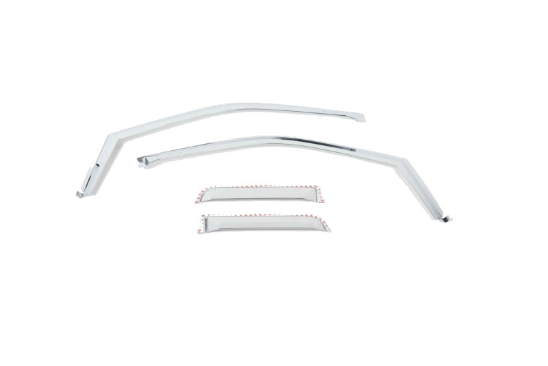 Putco 17-20 Ford SuperDuty - SuperCab (Set of 4) Element Chrome Window Visors Putco 17-20 Ford SuperDuty - SuperCab (Set of 4) Element Chrome Window Visors
