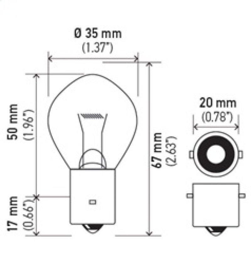 Hella Bulb 635 12V 35W Ba20S B11 F2 (MOQ 10) Hella Bulb 635 12V 35W Ba20S B11 F2 (MOQ 10)