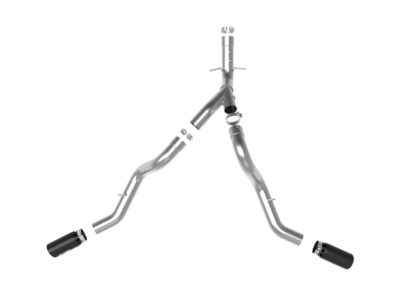 aFe Large Bore-HD 4in 409SS DPF-Back Exhaust System w/Black Tip 20 GM Diesel Trucks V8-6.6L (td) L5P aFe Large Bore-HD 4in 409SS DPF-Back Exhaust System w/Black Tip 20 GM Diesel Trucks V8-6.6L (td) L5P