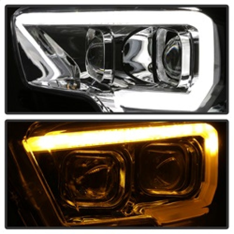 xTune Toyota Tacoma 16-18 DRL Light Bar Projector Headlights - Chrome PRO-JH-TTA16-LBDRL-C xTune Toyota Tacoma 16-18 DRL Light Bar Projector Headlights - Chrome PRO-JH-TTA16-LBDRL-C