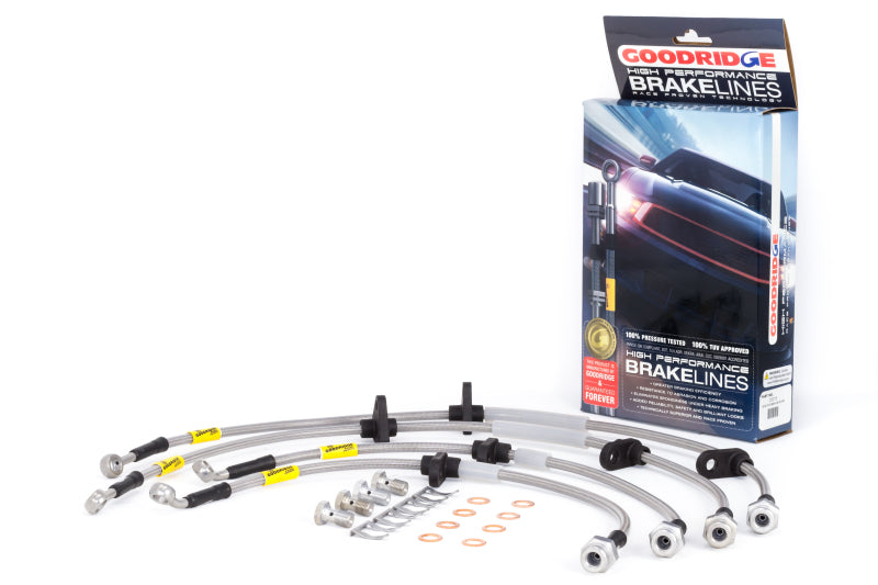 Goodridge 94-01 Acura Integra / 92-95 Honda Civic (w/Rear Disc & ABS) Stainless Steel Brake Line Kit Goodridge 94-01 Acura Integra / 92-95 Honda Civic (w/Rear Disc & ABS) Stainless Steel Brake Line Kit