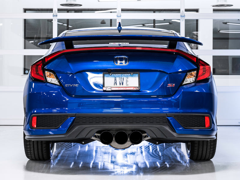 AWE Tuning 2016+ Honda Civic Si Touring Edition Exhaust w/Front Pipe & Dual Diamond Black Tips AWE Tuning 2016+ Honda Civic Si Touring Edition Exhaust w/Front Pipe & Dual Diamond Black Tips
