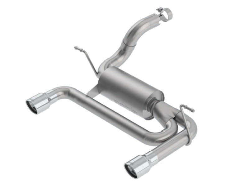Borla 2018 Jeep Wrangler JL/JLU 3.6L 2DR/4DR S-Type SS Axle Back Exhaust w/3.5in Tips Borla 2018 Jeep Wrangler JL/JLU 3.6L 2DR/4DR S-Type SS Axle Back Exhaust w/3.5in Tips