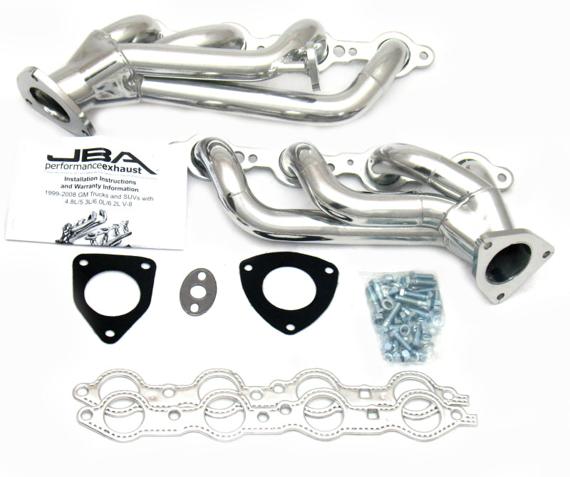 JBA 99-02 GM Truck 6.0L LS w/o A.I.R. w/EGR 1-5/8in Primary Silver Ctd Cat4Ward Header JBA 99-02 GM Truck 6.0L LS w/o A.I.R. w/EGR 1-5/8in Primary Silver Ctd Cat4Ward Header