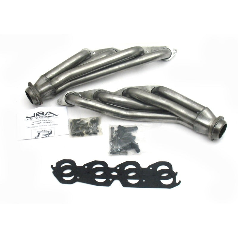 JBA 92-95 GM Truck 7.4L Vortec 1-3/4in Primary Raw 409SS Cat4Ward Header JBA 92-95 GM Truck 7.4L Vortec 1-3/4in Primary Raw 409SS Cat4Ward Header