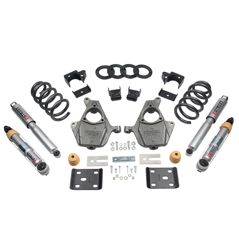 Belltech LOWERING KIT 16.5-17 Chevy Silverado Crew Cab 2WD 3-4F / 7R Belltech LOWERING KIT 16.5-17 Chevy Silverado Crew Cab 2WD 3-4F / 7R