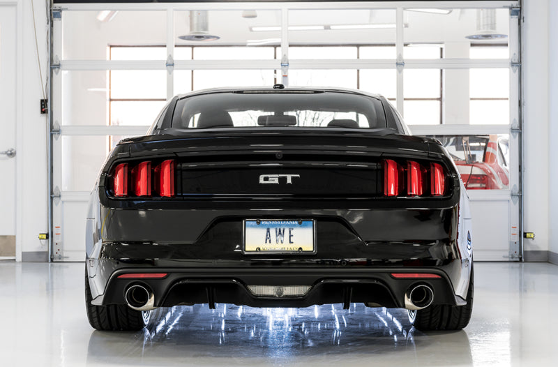 AWE Tuning S550 Mustang GT Cat-back Exhaust - Touring Edition (Chrome Silver Tips) AWE Tuning S550 Mustang GT Cat-back Exhaust - Touring Edition (Chrome Silver Tips)
