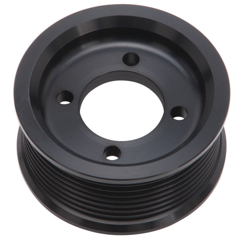 Edelbrock Pulley SC E-FoRce 3 00In 8 Rib Black Edelbrock Pulley SC E-FoRce 3 00In 8 Rib Black