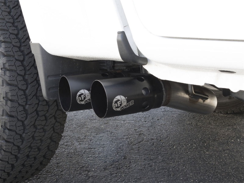 aFe Rebel Series DPF-Back 3in Side Exit SS Exhaust w/ IC Black Tip 2016 GM Colorado/Canyon 2.8L (td) aFe Rebel Series DPF-Back 3in Side Exit SS Exhaust w/ IC Black Tip 2016 GM Colorado/Canyon 2.8L (td)