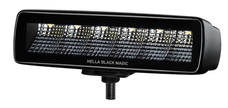 Hella Universal Black Magic 6 L.E.D. Mini Light Bar - Flood Beam Hella Universal Black Magic 6 L.E.D. Mini Light Bar - Flood Beam