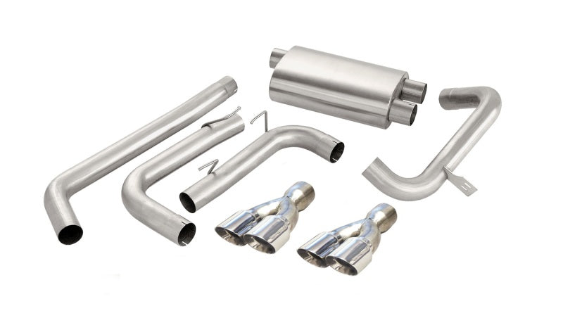 Corsa 1998-2002 Chevrolet Camaro Convertible Z28 5.7L V8 LS1 Polished Sport Cat-Back Exhaust Corsa 1998-2002 Chevrolet Camaro Convertible Z28 5.7L V8 LS1 Polished Sport Cat-Back Exhaust