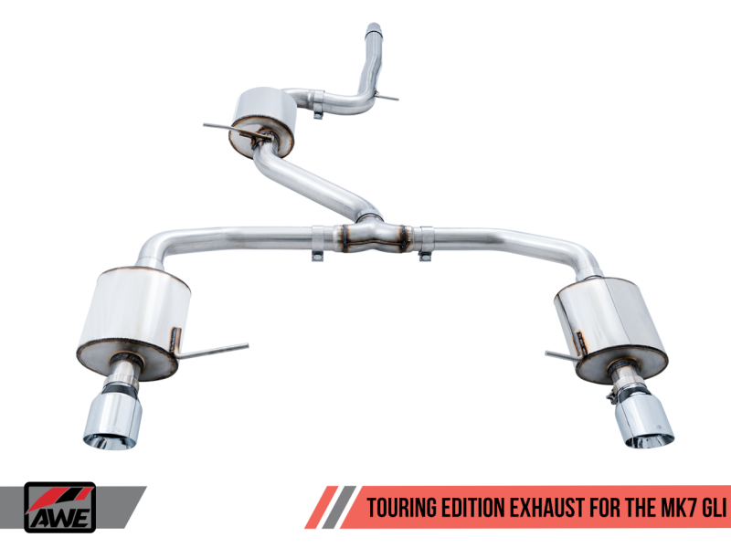 AWE Tuning 18-21 Volkswagen Jetta GLI Mk7 Touring Exhaust - Chrome Silver Tips (Fits High-Flow DP) AWE Tuning 18-21 Volkswagen Jetta GLI Mk7 Touring Exhaust - Chrome Silver Tips (Fits High-Flow DP)