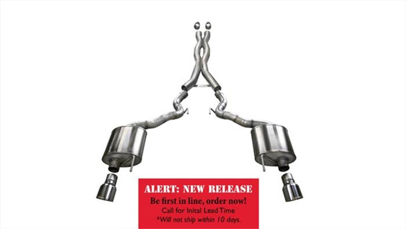 Corsa 2015-2017 Ford Mustang GT Convertible 5.0L V8 Polished Xtreme Dual Rear Exit Exhaust Corsa 2015-2017 Ford Mustang GT Convertible 5.0L V8 Polished Xtreme Dual Rear Exit Exhaust