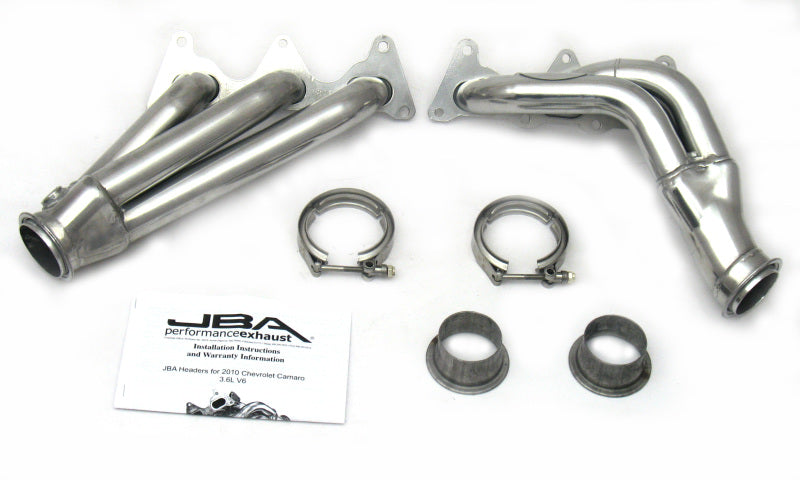 JBA 10-11 Camaro 3.6L V6 1-5/8in Primary Silver Ctd Cat4Ward Header JBA 10-11 Camaro 3.6L V6 1-5/8in Primary Silver Ctd Cat4Ward Header