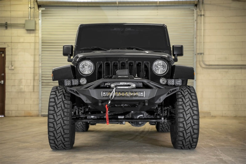 Addictive Desert Designs 07-18 Jeep Wrangler JK Stealth Fighter Front Bumper w/ Winch Mount Addictive Desert Designs 07-18 Jeep Wrangler JK Stealth Fighter Front Bumper w/ Winch Mount