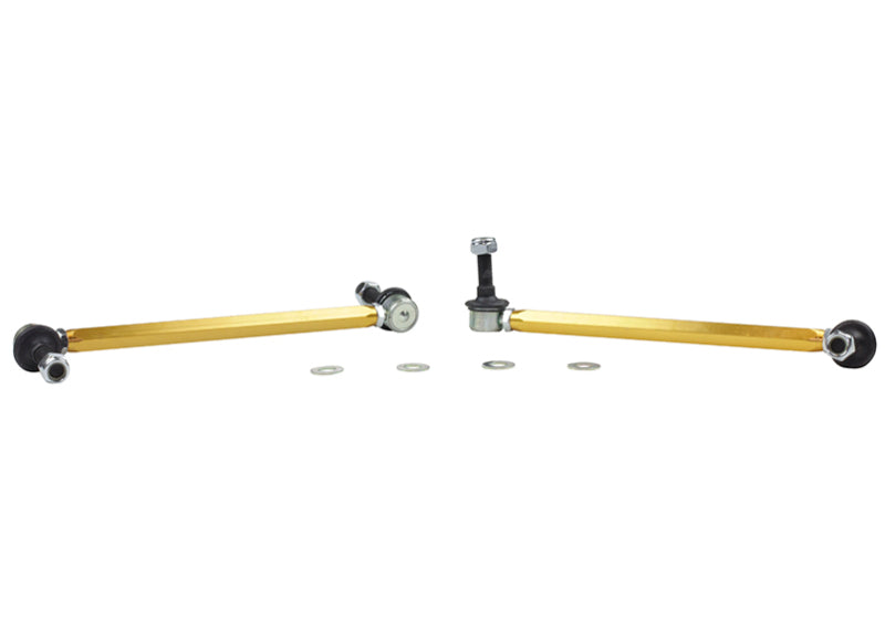 Whiteline 05-10 Chevy Cobalt/6/09+ Cruze/06-11 HHR Front Sway Bar - Link Assembly H/D Adj Steel Ball Whiteline 05-10 Chevy Cobalt/6/09+ Cruze/06-11 HHR Front Sway Bar - Link Assembly H/D Adj Steel Ball
