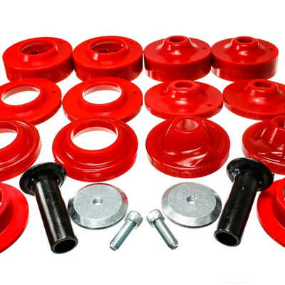Energy Suspension 18+ Jeep Wrangler JL Red Rock-Flex 2in Adjustable Coil Spacer Set
