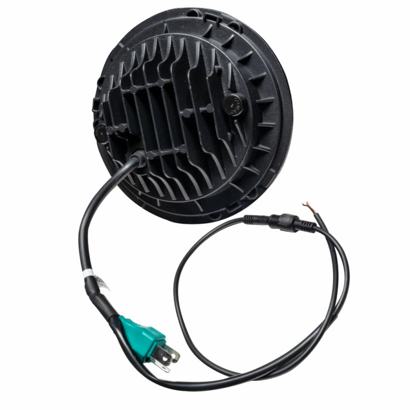 Oracle 7in High Powered LED Headlights - Black Bezel - Green Oracle 7in High Powered LED Headlights - Black Bezel - Green