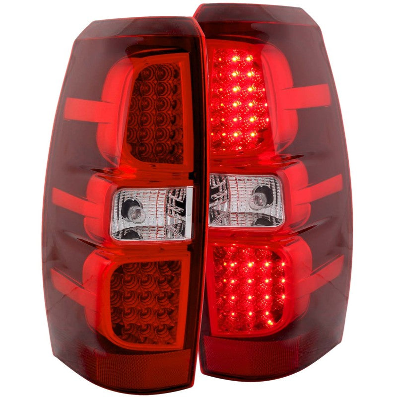ANZO 2007-2013 Chevrolet Avalanche LED Taillights Red/Clear ANZO 2007-2013 Chevrolet Avalanche LED Taillights Red/Clear