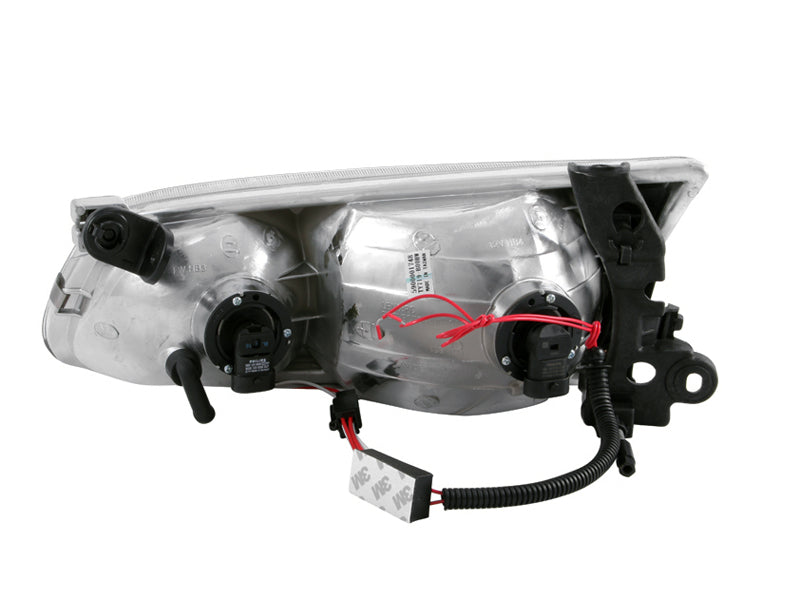 ANZO 2000-2001 Toyota Camry Crystal Headlights w/ Halo Black ANZO 2000-2001 Toyota Camry Crystal Headlights w/ Halo Black