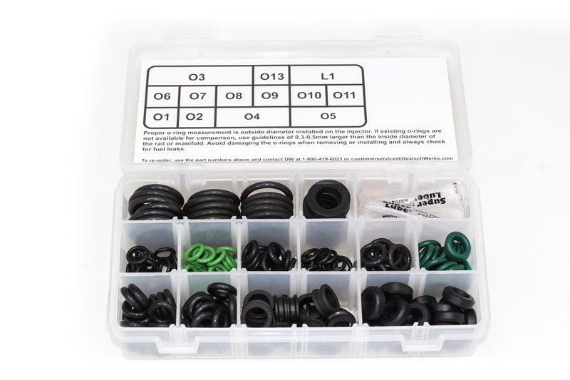 Deatschwerks Sport Compact / Euro Injector O-Ring Kit (230 Pieces) Deatschwerks Sport Compact / Euro Injector O-Ring Kit (230 Pieces)