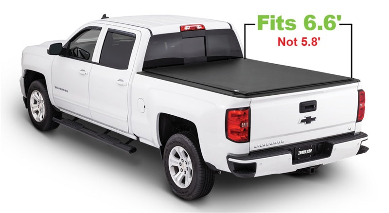 Tonno Pro 14-19 Chevy Silverado 1500 6.6ft Fleetside Lo-Roll Tonneau Cover Tonno Pro 14-19 Chevy Silverado 1500 6.6ft Fleetside Lo-Roll Tonneau Cover
