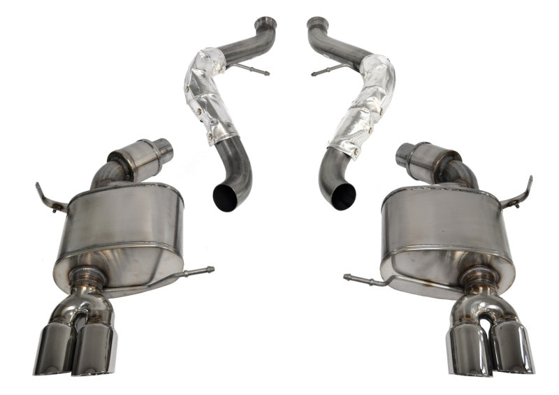 Corsa 2008-2012 BMW M3 Convertible E93 Polished Sport Cat-Back Exhaust Corsa 2008-2012 BMW M3 Convertible E93 Polished Sport Cat-Back Exhaust