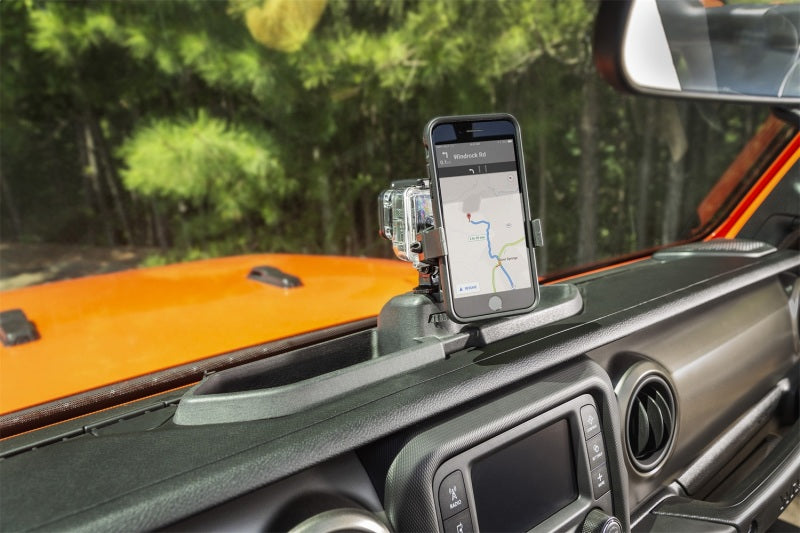 Rugged Ridge Dash Multi-Mount w/Phone Holder 18-20 Jeep JL/JT Rugged Ridge Dash Multi-Mount w/Phone Holder 18-20 Jeep JL/JT