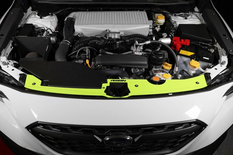 PERRIN 22-25 Subaru WRX Radiator Shroud - Neon Yellow PERRIN 22-25 Subaru WRX Radiator Shroud - Neon Yellow