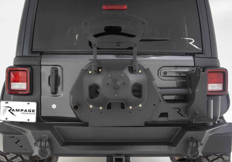 Rampage 2018+ Jeep Wrangler JL TrailGuard Tire Carrier Rampage 2018+ Jeep Wrangler JL TrailGuard Tire Carrier