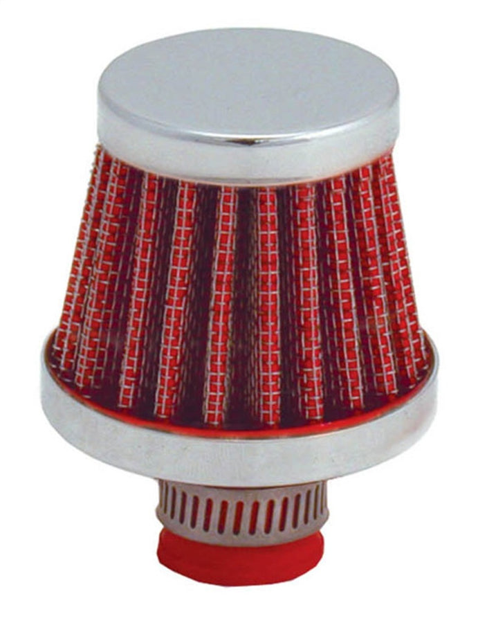 Spectre Breather Filter 10mm Flange / 2in. OD / 1-3/4in. Height - Red Spectre Breather Filter 10mm Flange / 2in. OD / 1-3/4in. Height - Red