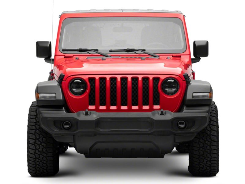 Raxiom 18-23 Jeep Wrangler JL Axial Series 9-In Angel Eye LED Headlights- Blk Housing (Clear Lens) Raxiom 18-23 Jeep Wrangler JL Axial Series 9-In Angel Eye LED Headlights- Blk Housing (Clear Lens)