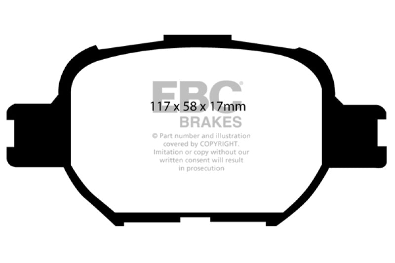 EBC 04-10 Scion TC 2.4 Yellowstuff Front Brake Pads EBC 04-10 Scion TC 2.4 Yellowstuff Front Brake Pads
