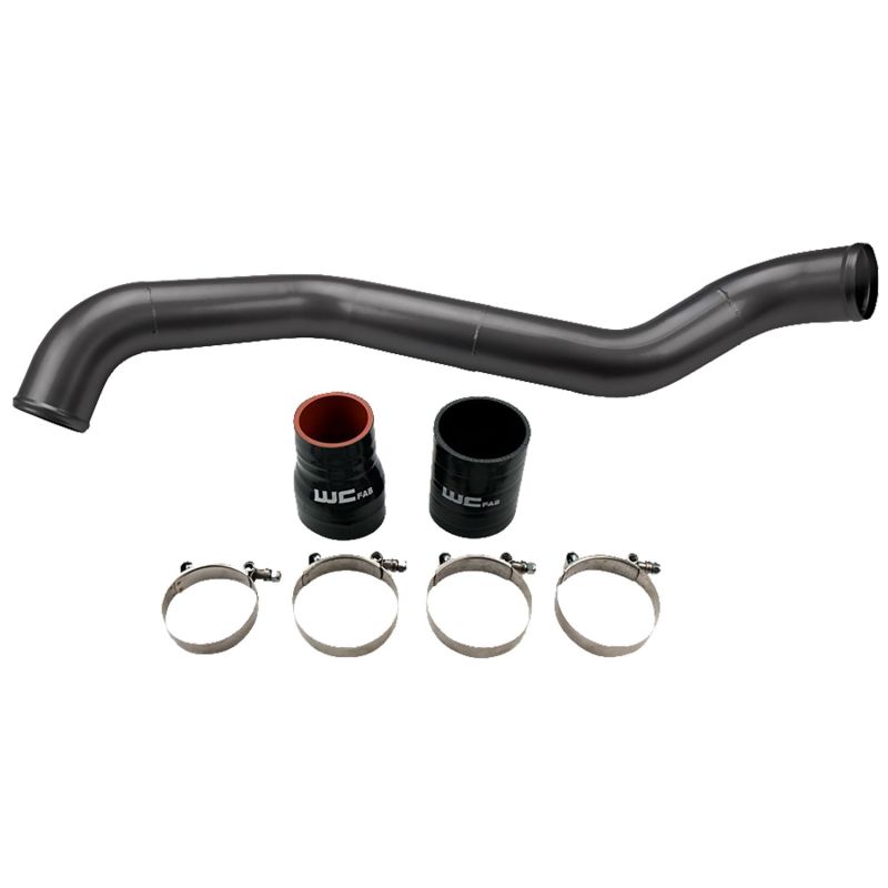Wehrli 01-04 Chevrolet 6.6L LB7 Duramax Driver Side 3in Intercooler Pipe - Candy Purple Wehrli 01-04 Chevrolet 6.6L LB7 Duramax Driver Side 3in Intercooler Pipe - Candy Purple
