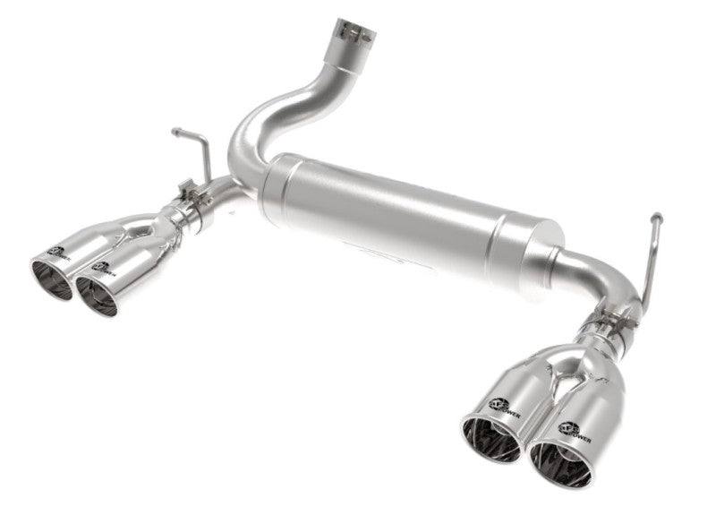 aFe Vulcan Series 2.5in 304 SS Axle-Back Exhaust Polished 07-18 Jeep Wrangler (JK) V6-3.6/3.8L aFe Vulcan Series 2.5in 304 SS Axle-Back Exhaust Polished 07-18 Jeep Wrangler (JK) V6-3.6/3.8L