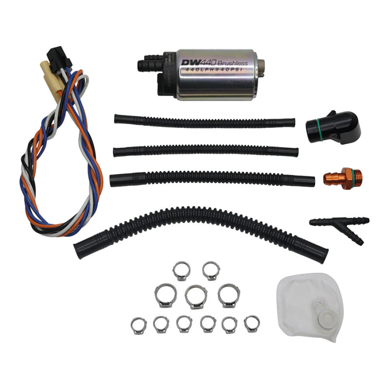 DeatschWerks 2020+ Toyota Supra (A90) DW440 Brushless 440lph In-Tank Fuel Pump w/ Install Kit DeatschWerks 2020+ Toyota Supra (A90) DW440 Brushless 440lph In-Tank Fuel Pump w/ Install Kit