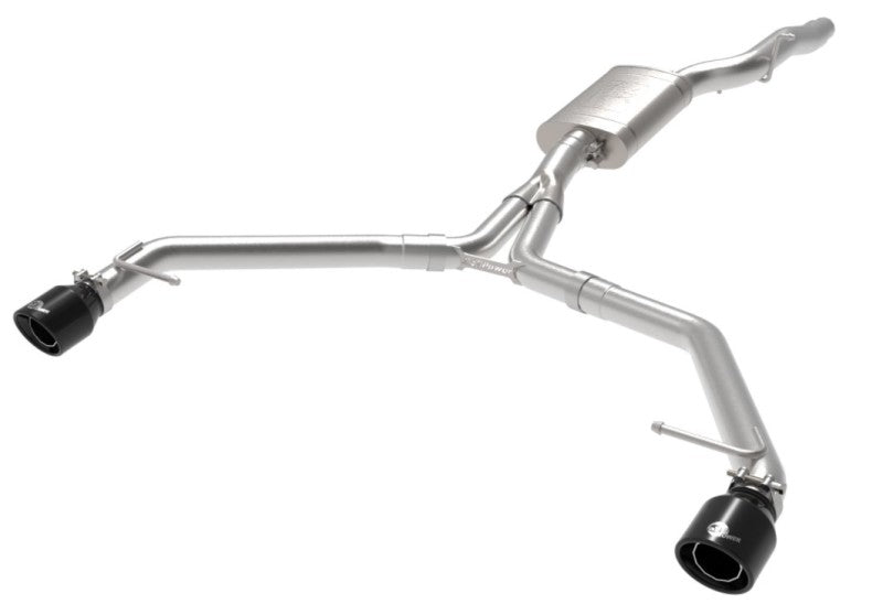afe MACH Force-Xp 13-16 Audi Allroad L4 SS Axle-Back Exhaust w/ Black Tips afe MACH Force-Xp 13-16 Audi Allroad L4 SS Axle-Back Exhaust w/ Black Tips
