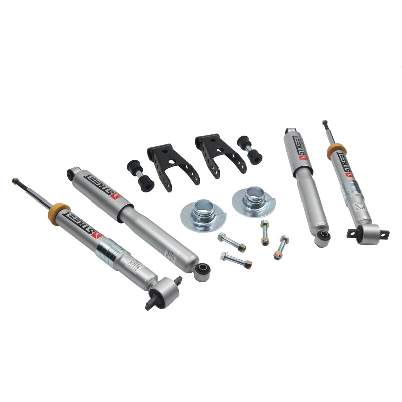Belltech 15-17 Ford F-150 +1in to -3in Front 2in Rear Lowering Kit Belltech 15-17 Ford F-150 +1in to -3in Front 2in Rear Lowering Kit