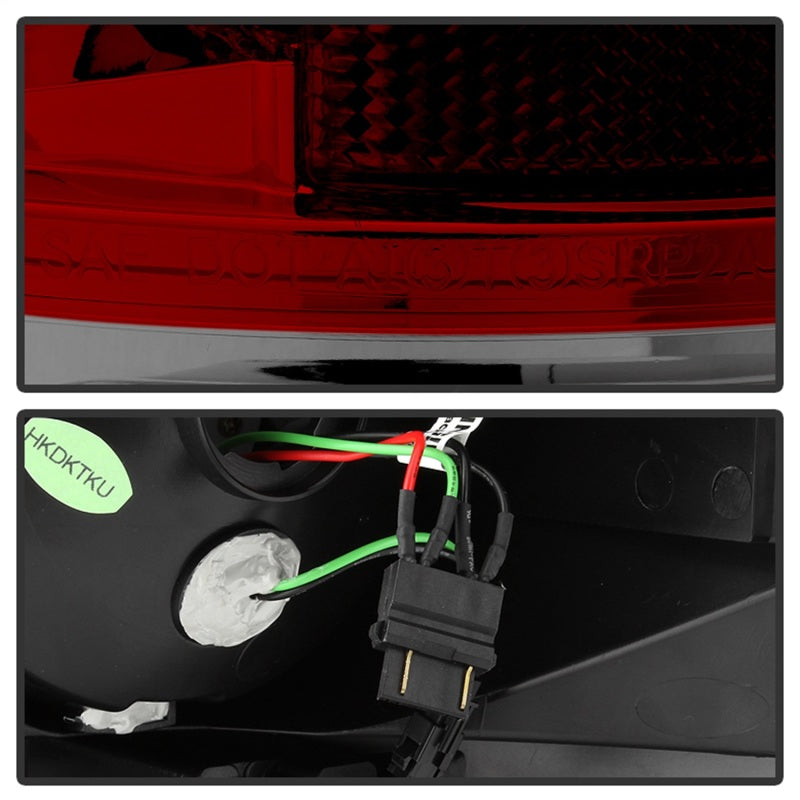 Spyder Toyota Tundra 07-13 LED Tail lights Red Clear ALT-YD-TTU07-LED-RC Spyder Toyota Tundra 07-13 LED Tail lights Red Clear ALT-YD-TTU07-LED-RC
