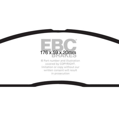 EBC 09 Ford F150 4.6 (2WD) 6 Lug Yellowstuff Front Brake Pads