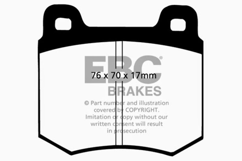 EBC 2019+ Ram Trucks 1500 (DT) Ultimax Front Brake Pads EBC 2019+ Ram Trucks 1500 (DT) Ultimax Front Brake Pads