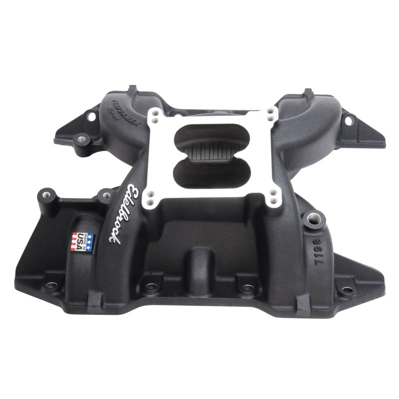 Edelbrock Performer RPM 440 Manifold Black Powdercoated Edelbrock Performer RPM 440 Manifold Black Powdercoated