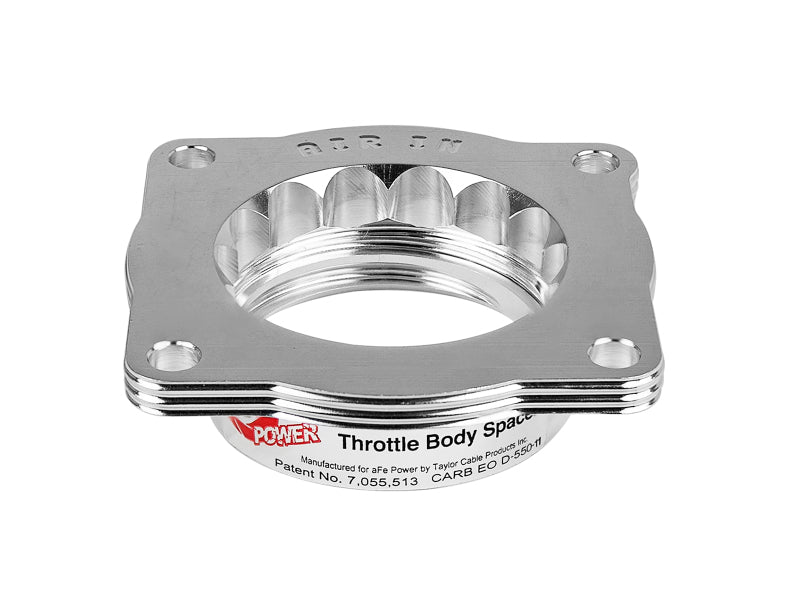 aFe Silver Bullet Throttle Body Spacers TBS BMW 325i (E46) 01-06 L6-2.5L aFe Silver Bullet Throttle Body Spacers TBS BMW 325i (E46) 01-06 L6-2.5L