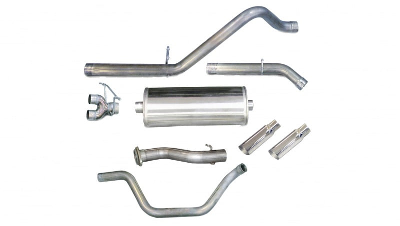 Corsa 2007-2009 Chevrolet Silverado Crew Cab/Short Bed 1500 6.2L V8 Polished Sport Cat-Back Exhaust Corsa 2007-2009 Chevrolet Silverado Crew Cab/Short Bed 1500 6.2L V8 Polished Sport Cat-Back Exhaust