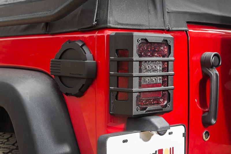 Rugged Ridge 07-18 Jeep Wrangler JK Black Elite Tail Light Guards Rugged Ridge 07-18 Jeep Wrangler JK Black Elite Tail Light Guards