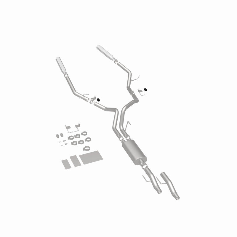 MagnaFlow 11 Ford F-150 3.7L/5.0L/6.2L SS Catback Exhaust Dual Split Rear Exit w/ 3.5in SS Tips MagnaFlow 11 Ford F-150 3.7L/5.0L/6.2L SS Catback Exhaust Dual Split Rear Exit w/ 3.5in SS Tips