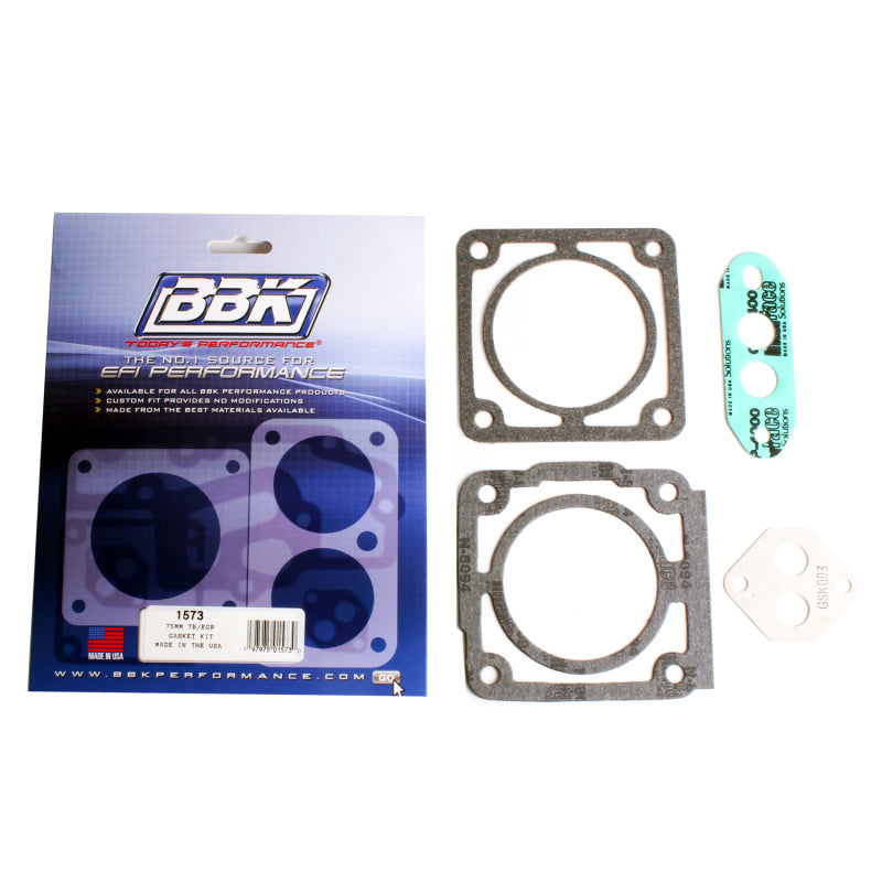 BBK 86-93 Mustang 5.0 75mm Throttle Body Gasket Kit BBK 86-93 Mustang 5.0 75mm Throttle Body Gasket Kit